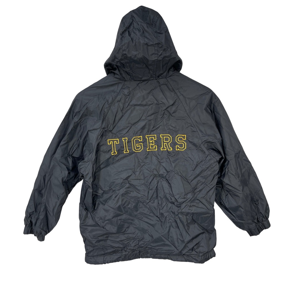 Vintage Missouri Tigers Jacket Youth Acadia Sport Windbreaker Size M 10 12 Black